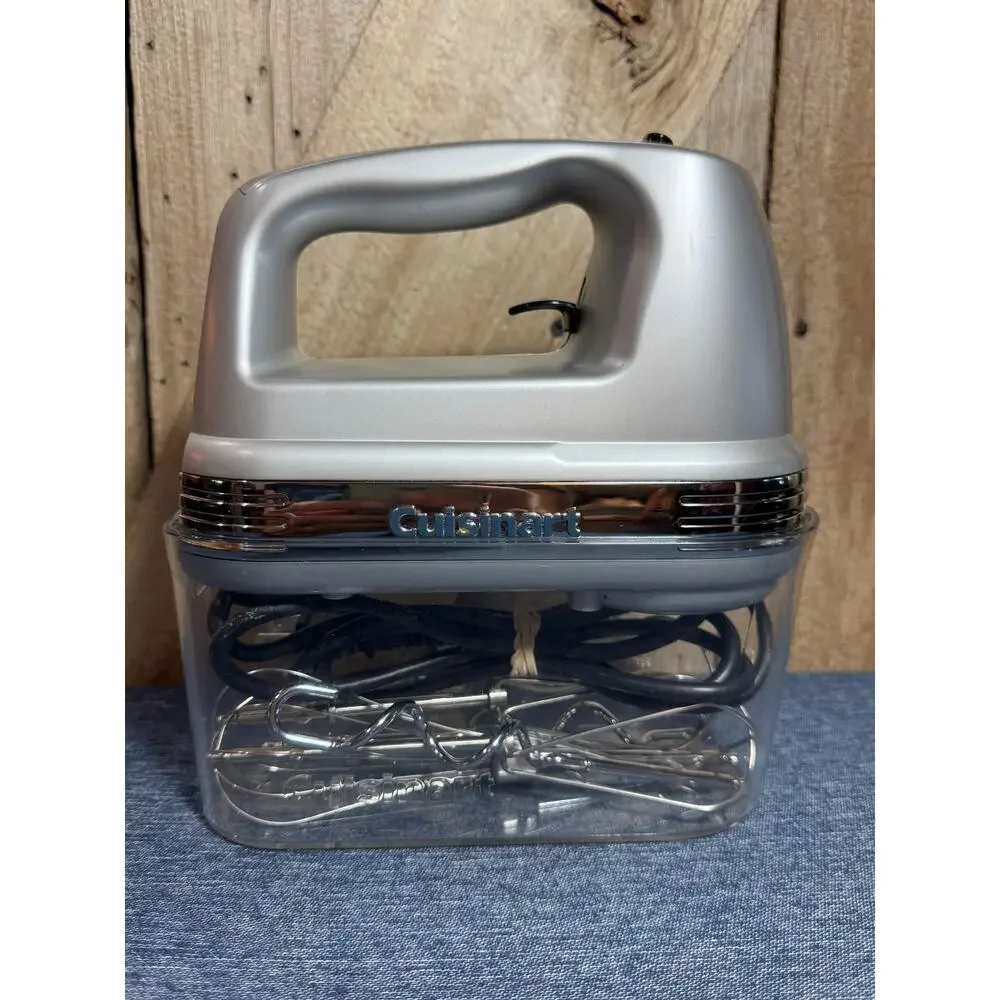 Cuisinart Power Advantage PLUS 9-Speed Hand Mixer in Brushed Chrome Storage Case